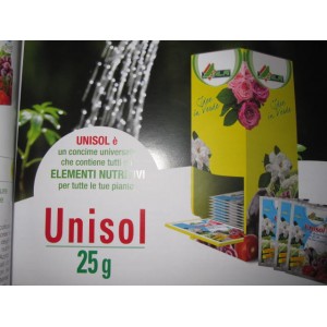 unisol 25gr concime npk 20+20+20+microelementi chelati idrosolubile